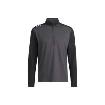 Adidas Advantage Half-Zip Golf Pullover Sweatshirt Men's Black