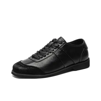 KUNGFUDEER Thread Line Collection Slip Resistant Low Top Casual Shoes Unisex