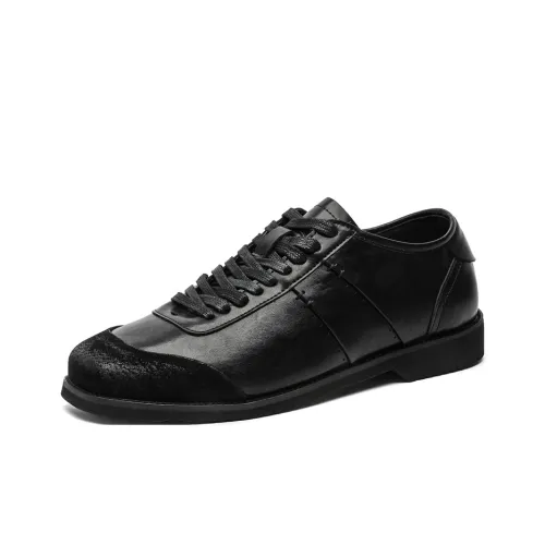 KUNGFUDEER Thread Line Collection Slip Resistant Low Top Casual Shoes Unisex