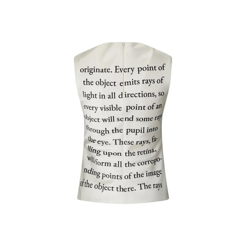 JW Anderson Text print Tank Top-1