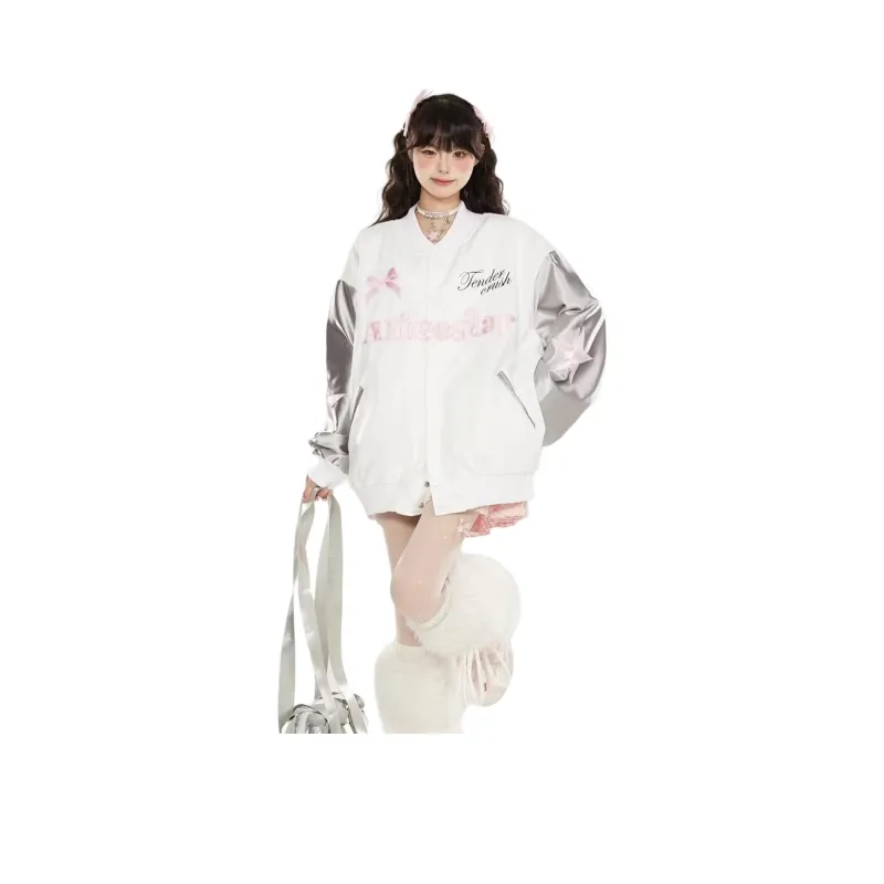 WELTER EXPERIMENT American Luxury Streetwear Trendy Baseball Jacket Unisex-7