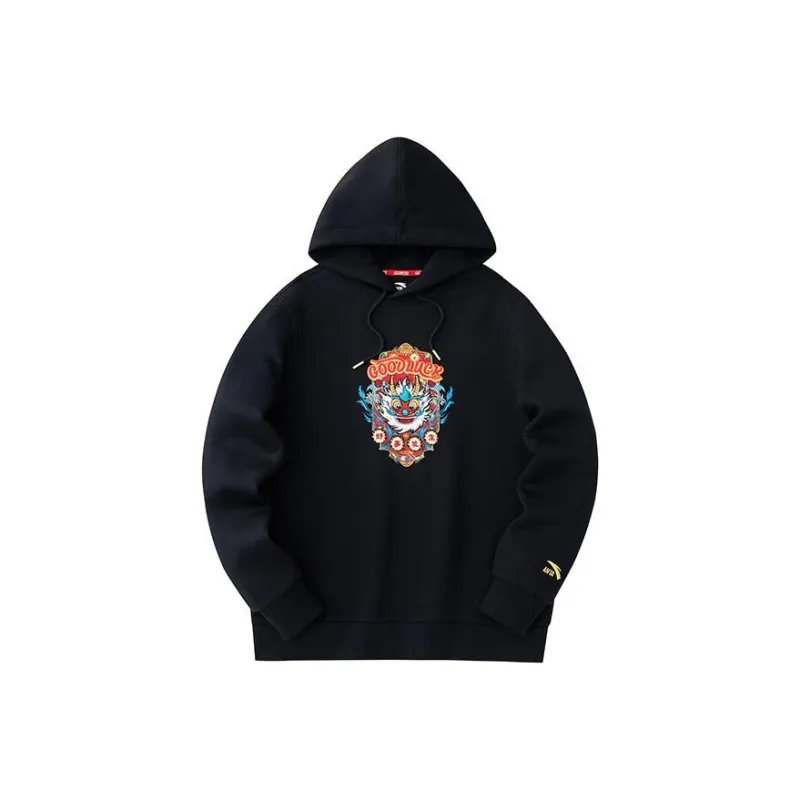 Anta Year Of The Dragon Series Sweatshirt Men's Basic Black-0