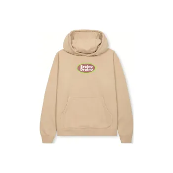 Brain Dead BRAINO DRAINO HOODIE Sweatshirt Unisex Tawny