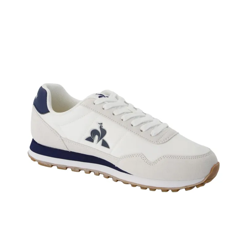 Le Coq Sportif ASTRA 2 French Rooster Anti Slip Wear Resistant Low Top Casual Shoes Unisex White Blue-1