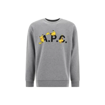 A.P.C Sweatshirts Men Gray