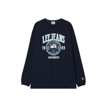 Lee T Shirts Unisex Marine Blue