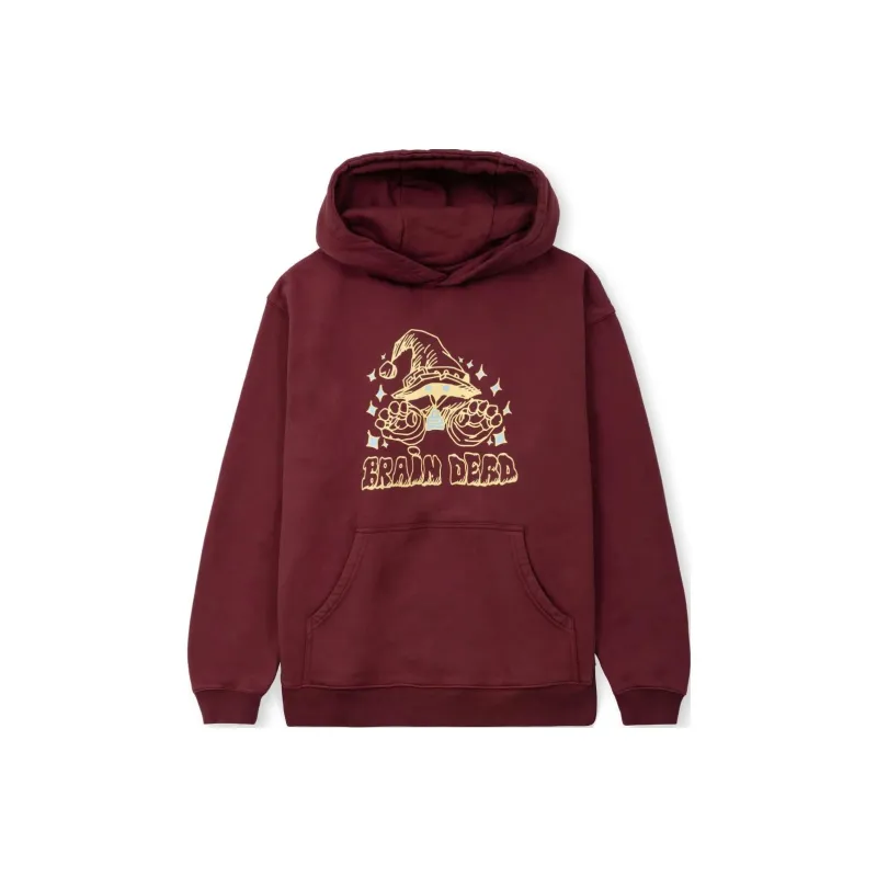 Brain Dead CONSTANTINE THE WIZARD HOODED SWEATSHIRT Sweatshirt Unisex Chestnut-0