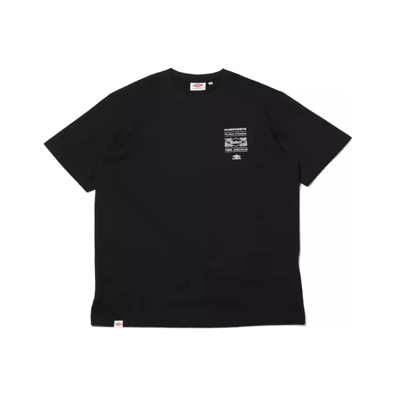 Umbro SS24 T Shirt Unisex Black-0