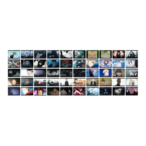 Animate Jujutsu Kaisen Shibuya Incident Acrylic Card Transparent Card Set Photo Cards