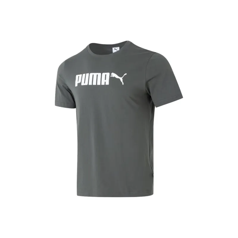 PUMA ESS SS25 T Shirt Men's Gray-0