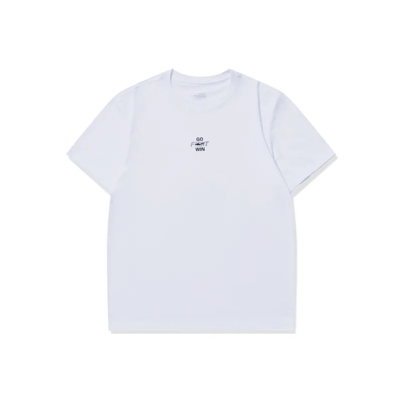 Erke Comprehensive Training Collection Sports Lifestyle Collection T-Shirt Men's True White-0