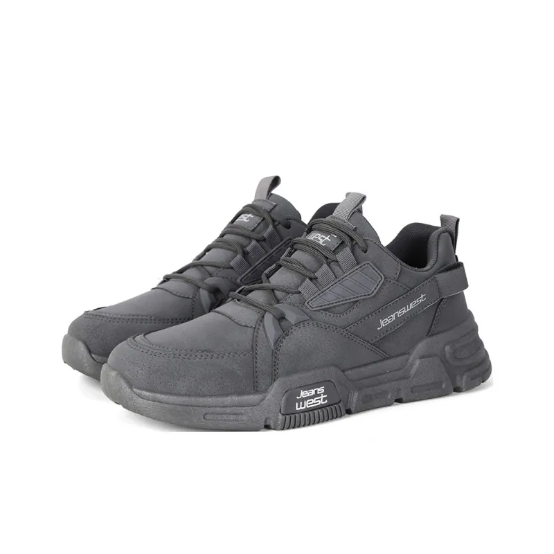 JEANSWEST Anti Slip And Wear Resistant Height Increasing Low Top Casual Shoes Men's-8