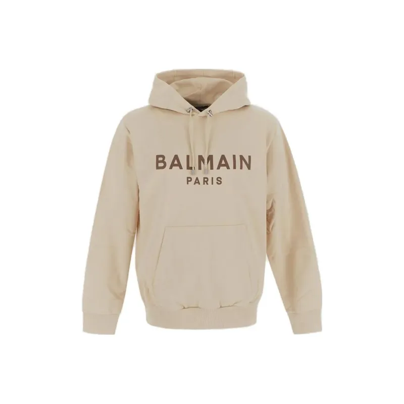 BALMAIN Sweatshirts Men Beige-0