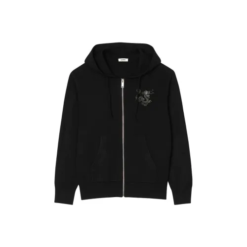 Sandro Year Of The Dragon Capsule Series Sweatshirts Unisex Black