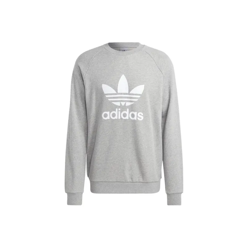 Adidas Originals ADICOLOR CLASSICS TREFOIL Sweatshirt Men's Gray-0