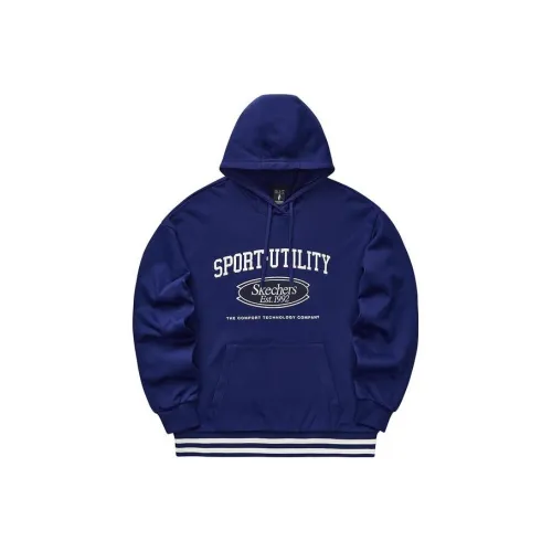 Skechers Colorful Sweatshirt Unisex Ocean Cave Blue