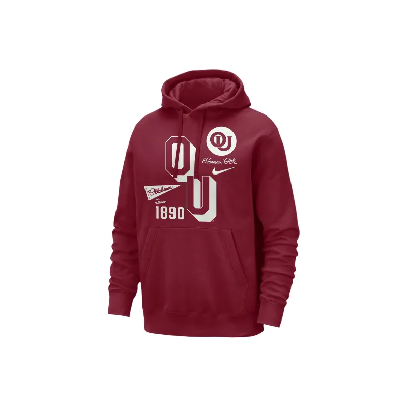 Nike Oklahoma Club Men's Nike College Hoodie-0