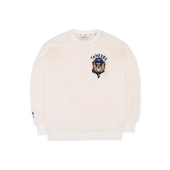 MLB Sweatshirts Unisex Cream
