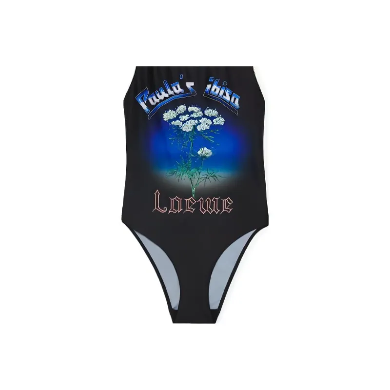 LOEWE One Piece Swimsuits Women's Black-3