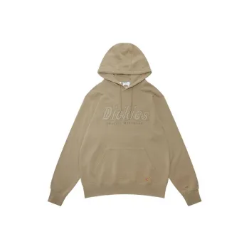 Dickies Hooded Loose Fit Sweatshirt Spring And Autumn Men's Khaki