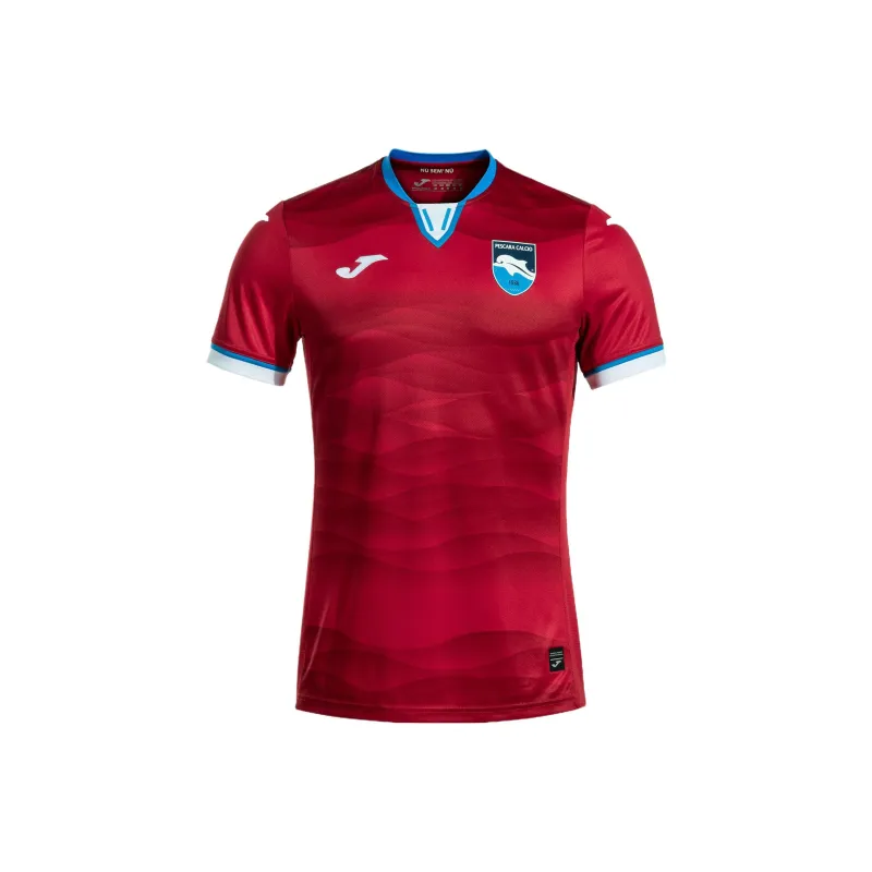 Joma Shirt Short Sleeve Away Kit PESCARA Cacio 1936 24/25 T-Shirt Men Red-0