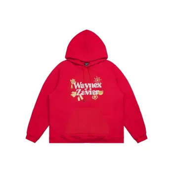 WAYNEXZAVIER Sweatshirt Men's Red
