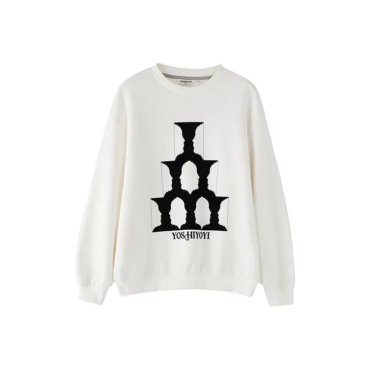 YOSHIYOYI Crew Neck Loose Fit Heavyweight Sweatshirt Unisex-6
