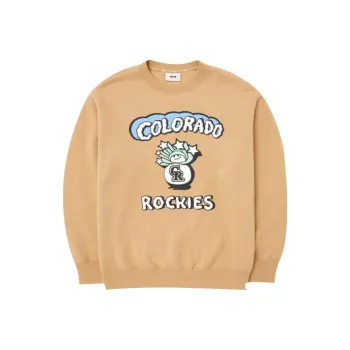 MLB Colorado Rockies Sweatshirt Unisex Yellow