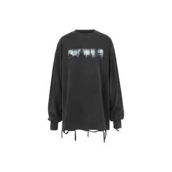 UNDERWATER Sweatshirts Men Washed Black