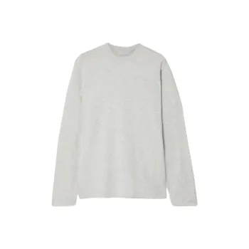 SKIMS Boyfriend Stretch-modal And Cotton-blend Jersey T-Shirt Unisex Light Gray