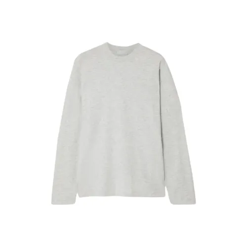 SKIMS Boyfriend Stretch-modal And Cotton-blend Jersey T-Shirt Unisex Light Gray
