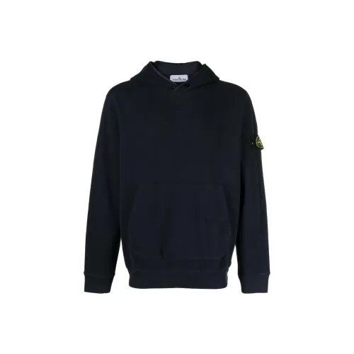 STONE ISLAND Compass Patch Long Sleeved Hoodie