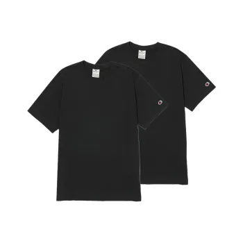 Champion T Shirt Unisex 2 Pack Black