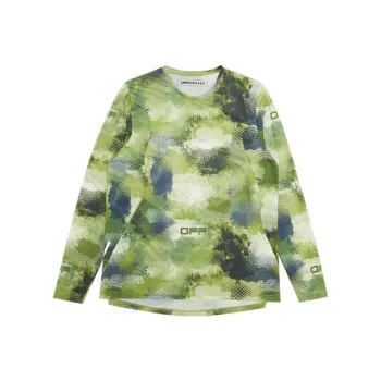 OFF WHITE Active L/S Aop Tee