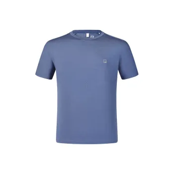 FILA T Shirt Men Bright Gray Blue
