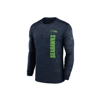 Nike Seattle Seahawks Sideline Velocity Men's Nike Dri FIT Nfl Long Sleeve T Shirt