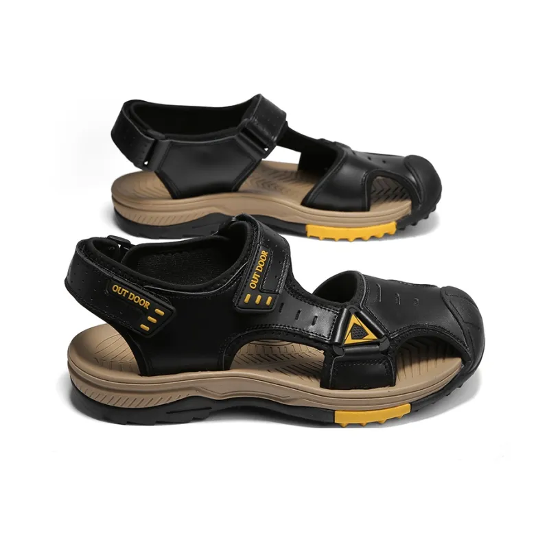 Season Ram Beach Sandals Men Brown/Black-9