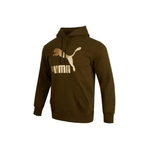 PUMA Sweatshirts Men Brown
