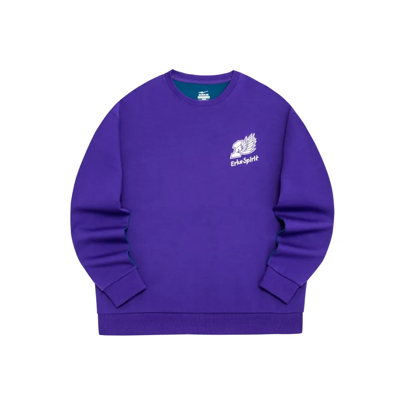 Erke Sweatshirts Men Truffle Purple/Dark Dusk Blue-0
