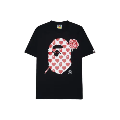 A BATHING APE Valentine Ape Head Tee