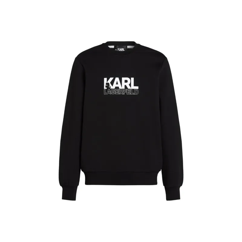 KARL LAGERFELD / Karl Lagerfeld Jeans Stack-logo Sweatshirt-0