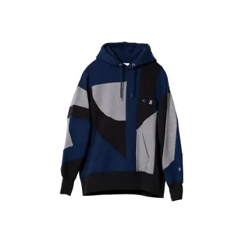 Champion X Anrealage Contrast Panelled Drawstring Hoodie
