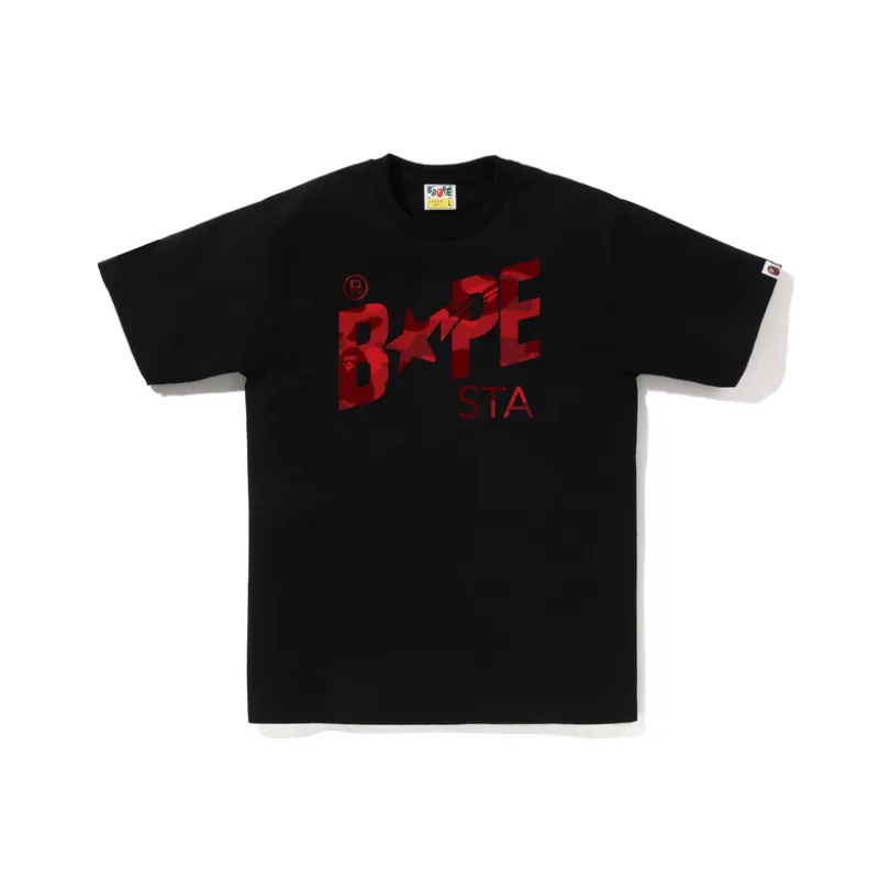 Bape Reflection Camo Bapesta Tee Tee-2