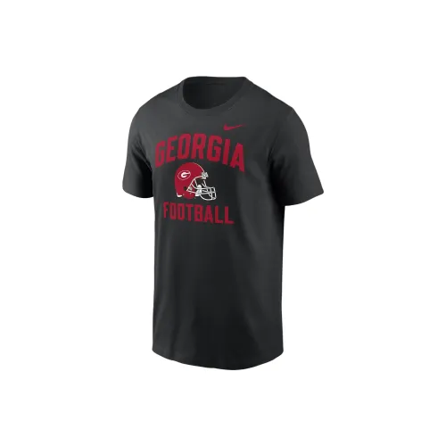 Nike Georgia Bulldogs Campus Football Helmet Men's Nike College T-Shirt