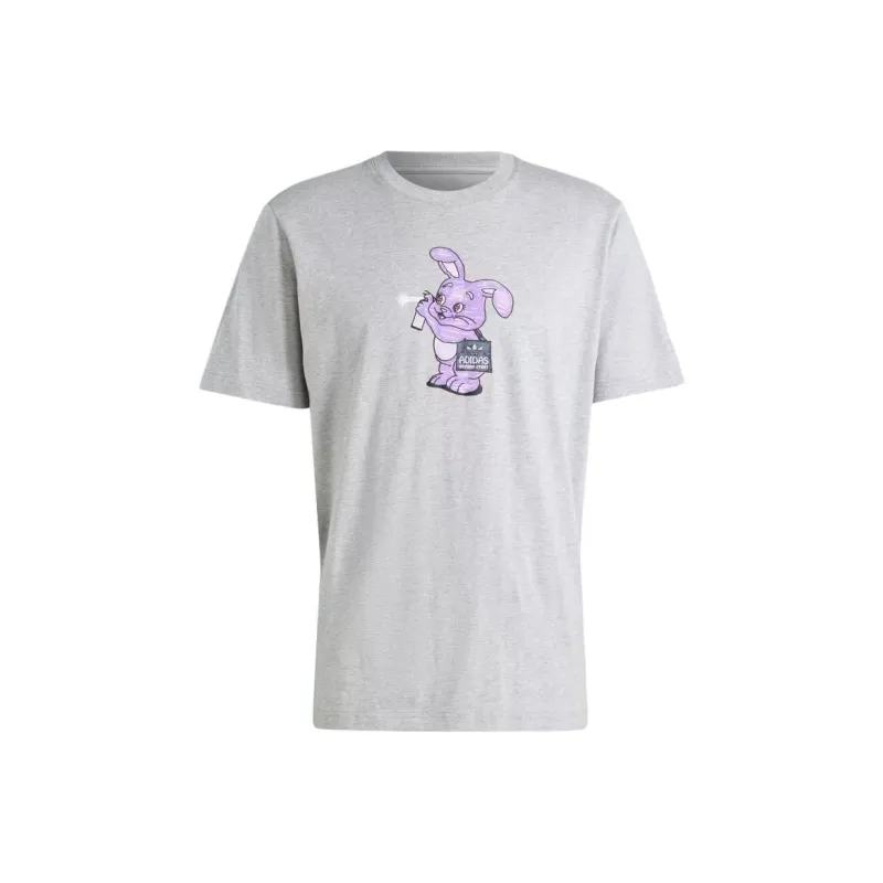 Adidas Originals Ts T-Shirt Men Medium Gray-0