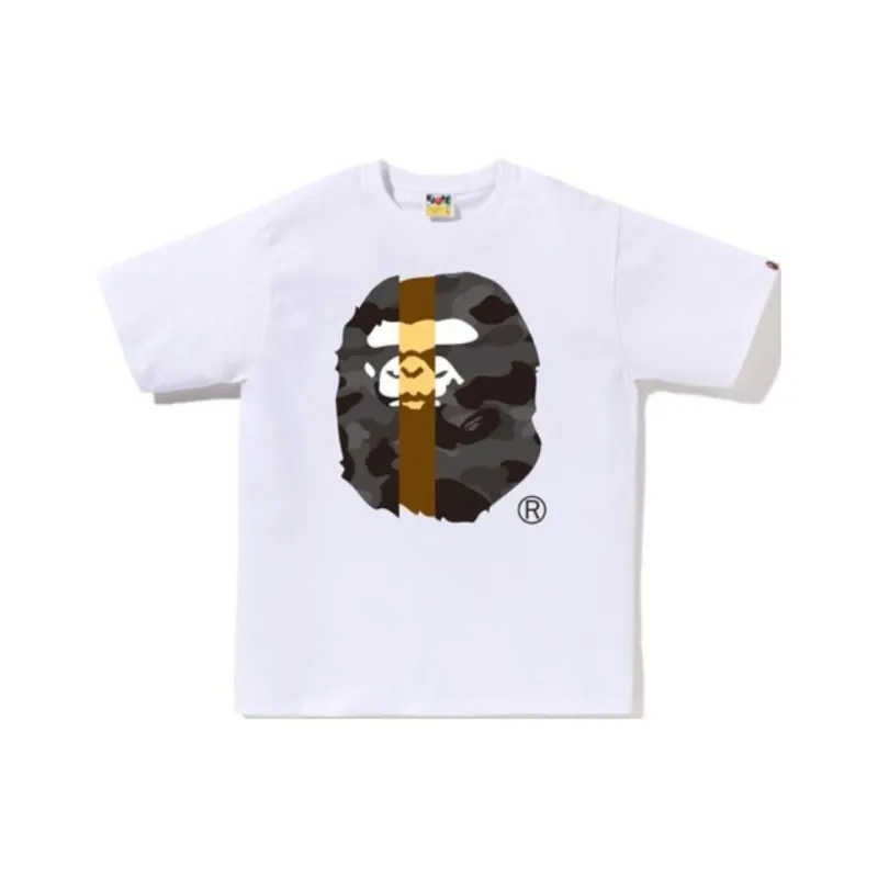 A BATHING APE Color Camo Transform Big Ape Head Tee-3