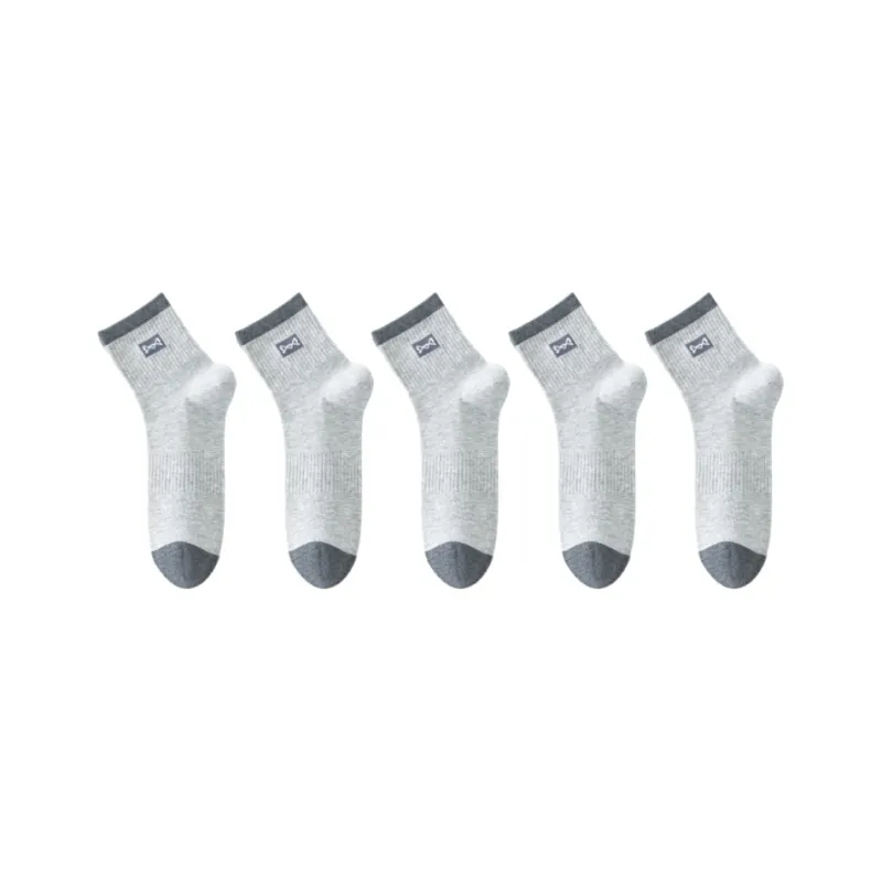 MIIOW Trend Party Series Mid Calf Socks Unisex 5 Pack-18