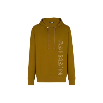 BALMAIN Reflective Logo Hoodie