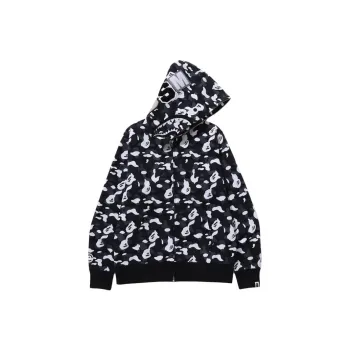 A BATHING APE X Dsm Camo Shark Full Zip Hoodie