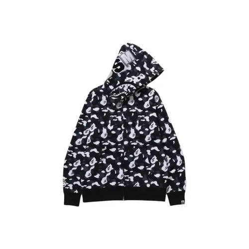 A BATHING APE X Dsm Camo Shark Full Zip Hoodie